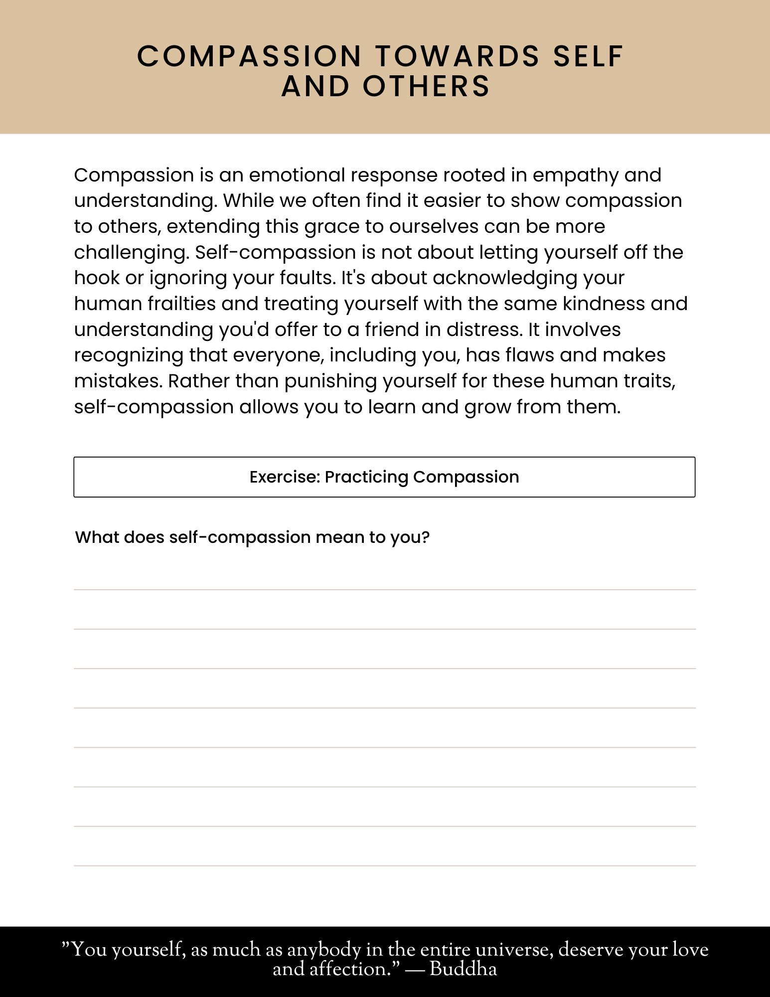 The Self-Love Workbook & Journal