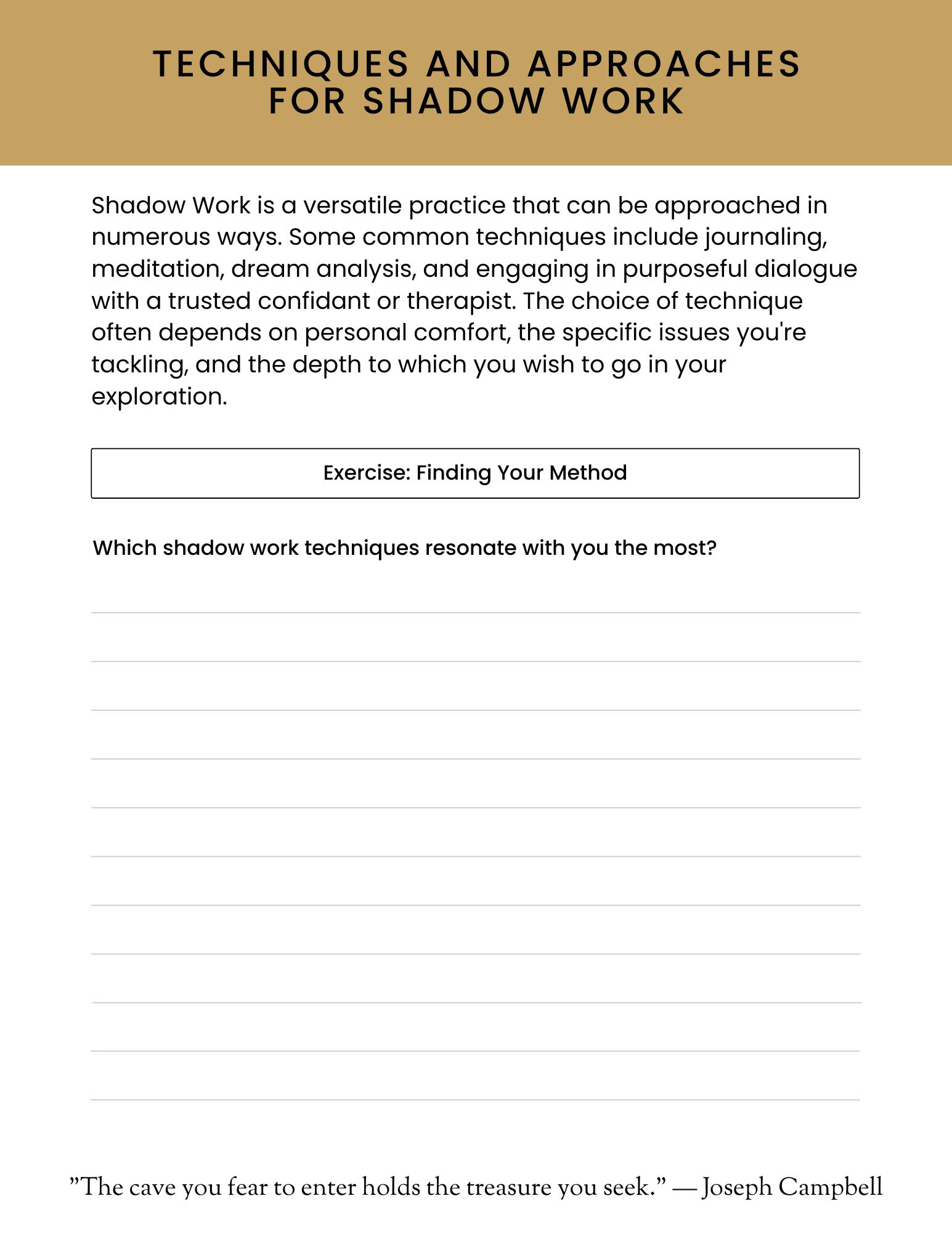 The Shadow Work Journal & Planner