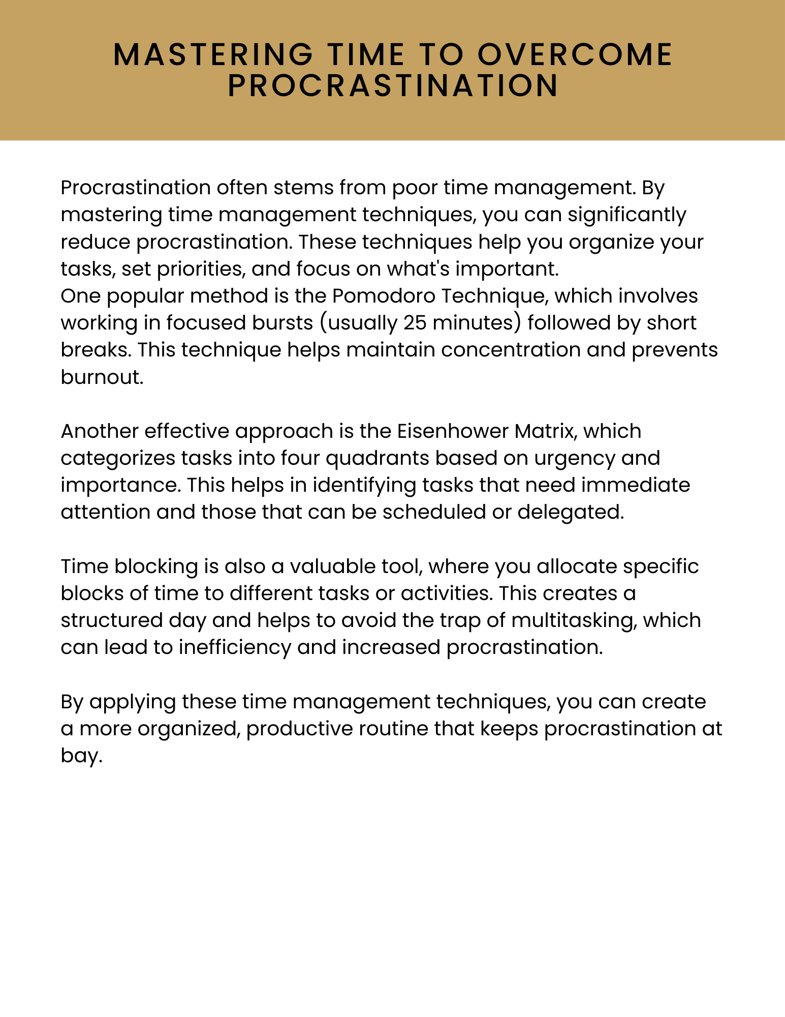 The Overcoming Procrastination Workbook & Journal