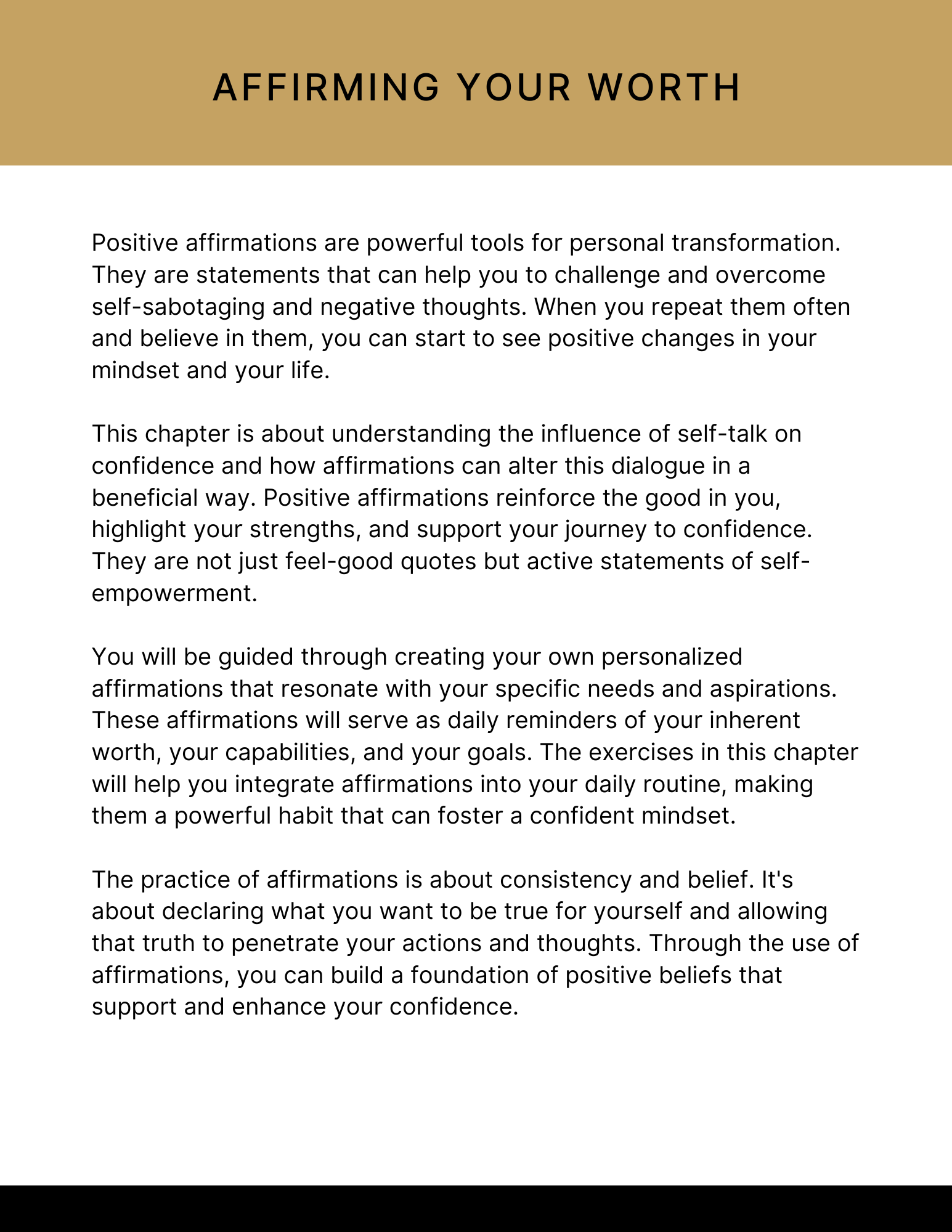 The Self-Confidence Workbook