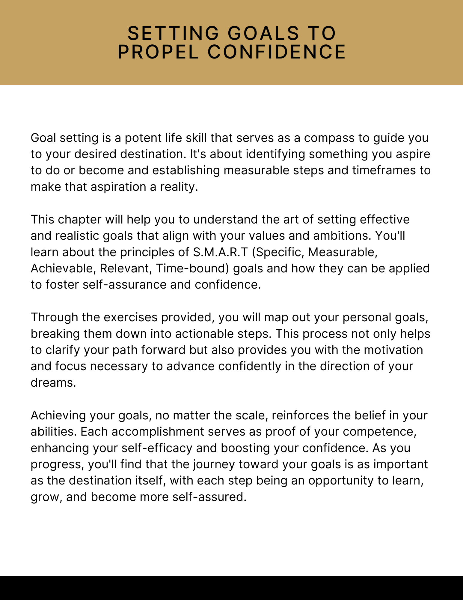 The Self-Confidence Workbook