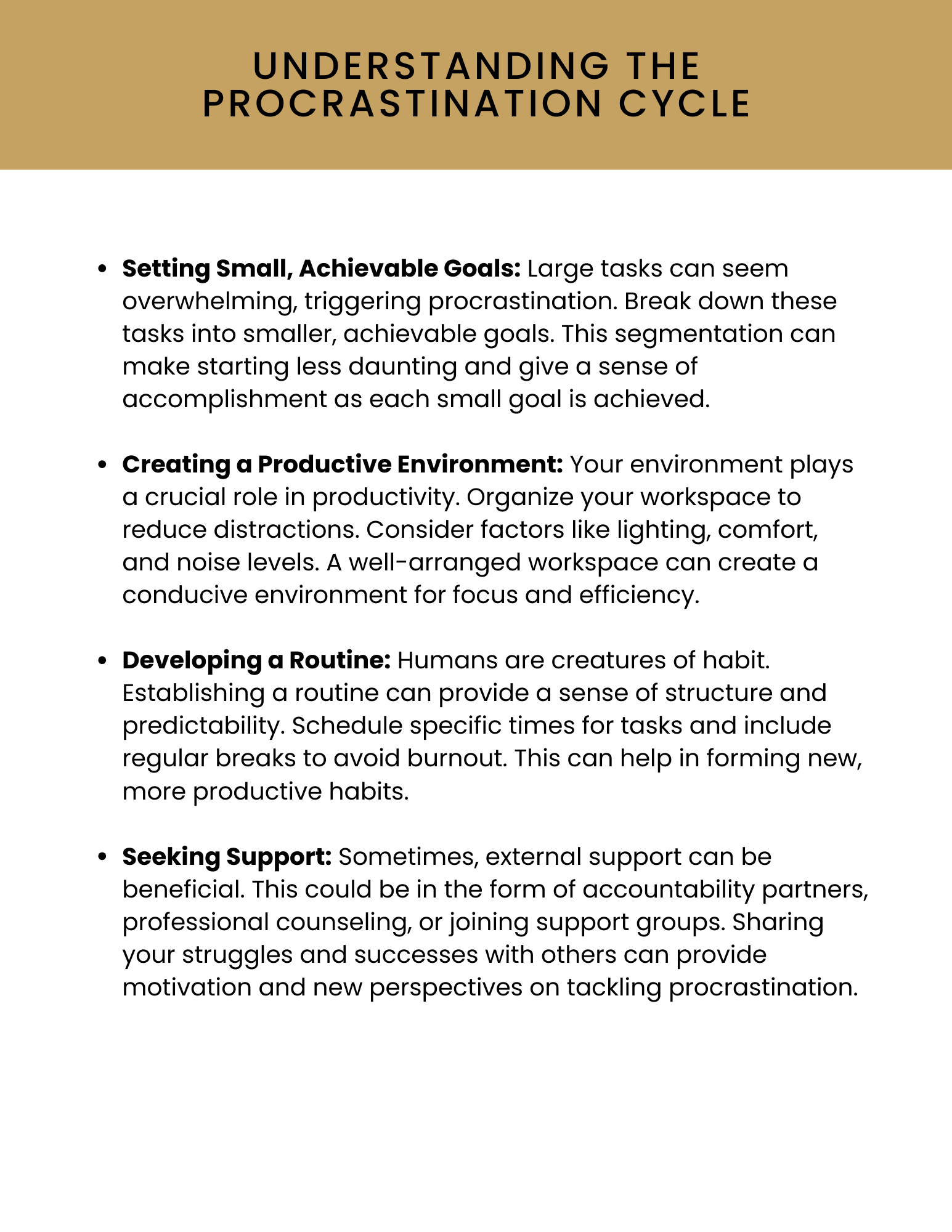 The Overcoming Procrastination Workbook & Journal