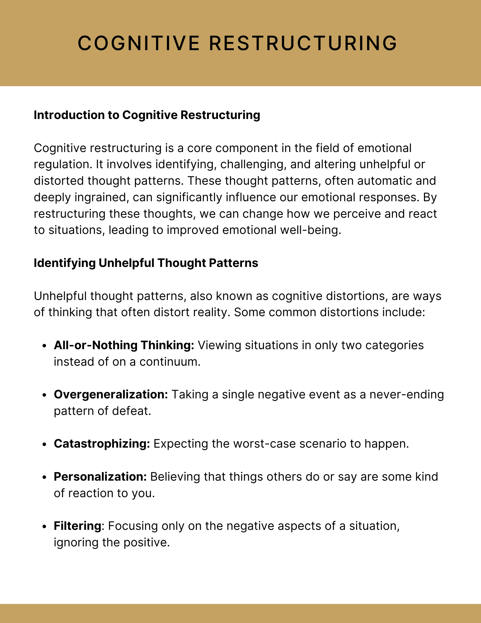 The Emotional Regulation Mastery Workbook