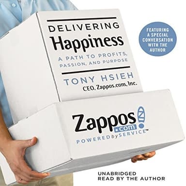 Cover of Delivering Happiness by Tony Hsieh