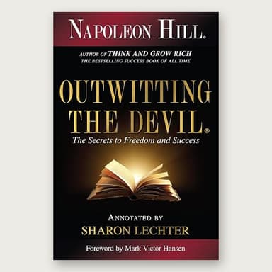 Cover of Outwitting the Devil by Napoleon Hill, annotated by Sharon Lechter