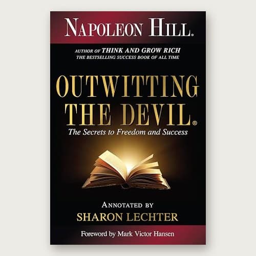 Cover of Outwitting the Devil by Napoleon Hill, annotated by Sharon Lechter