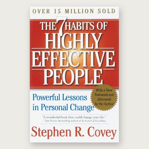 Cover of The 7 Habits of Highly Effective People by Stephen R. Covey