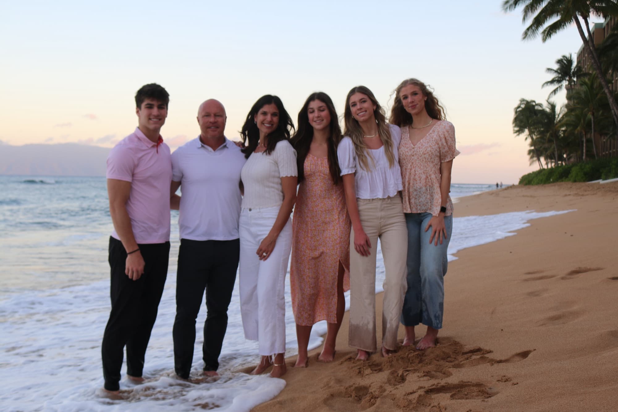 Deven Davis with family