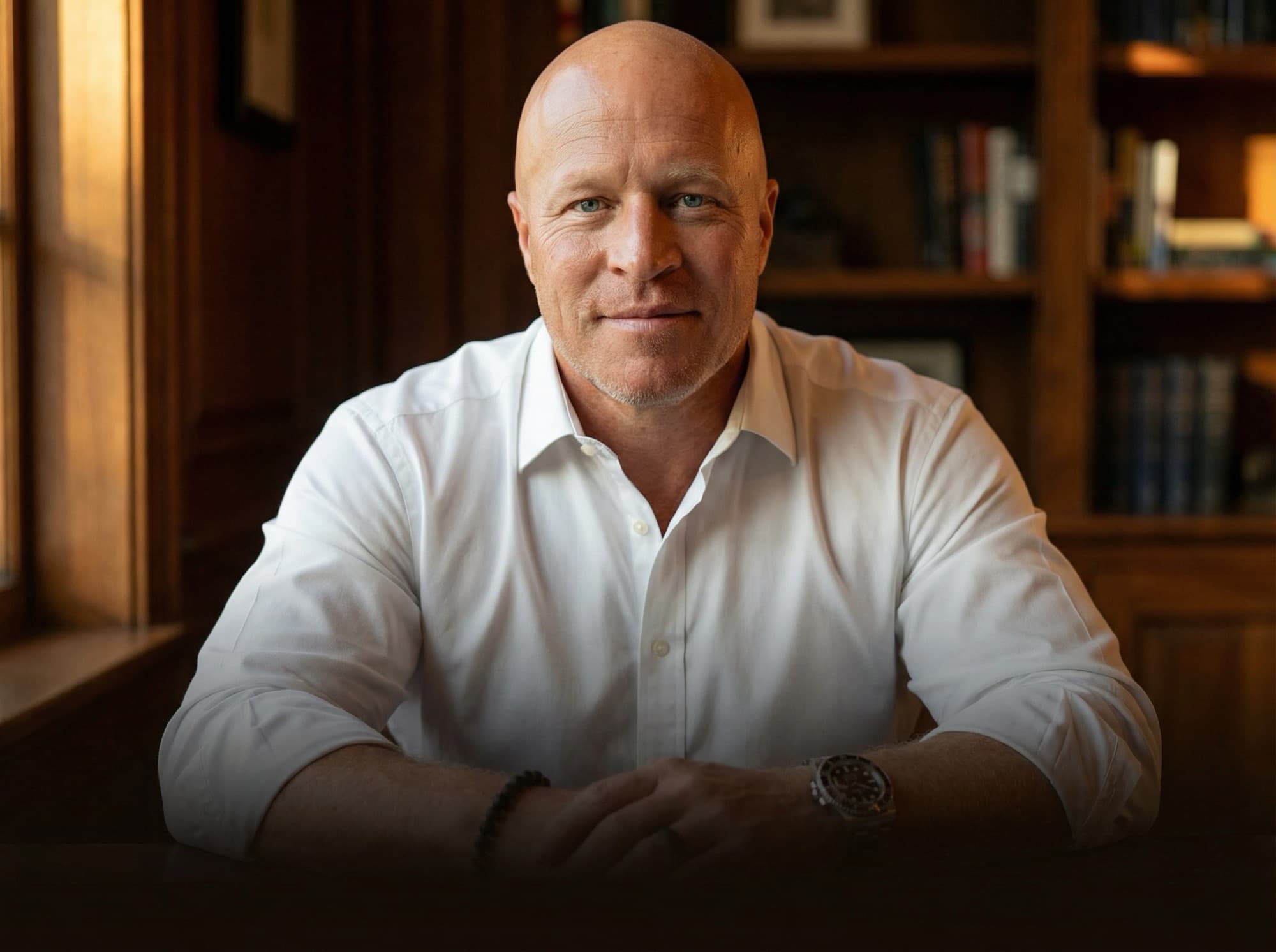 Deven Davis in library