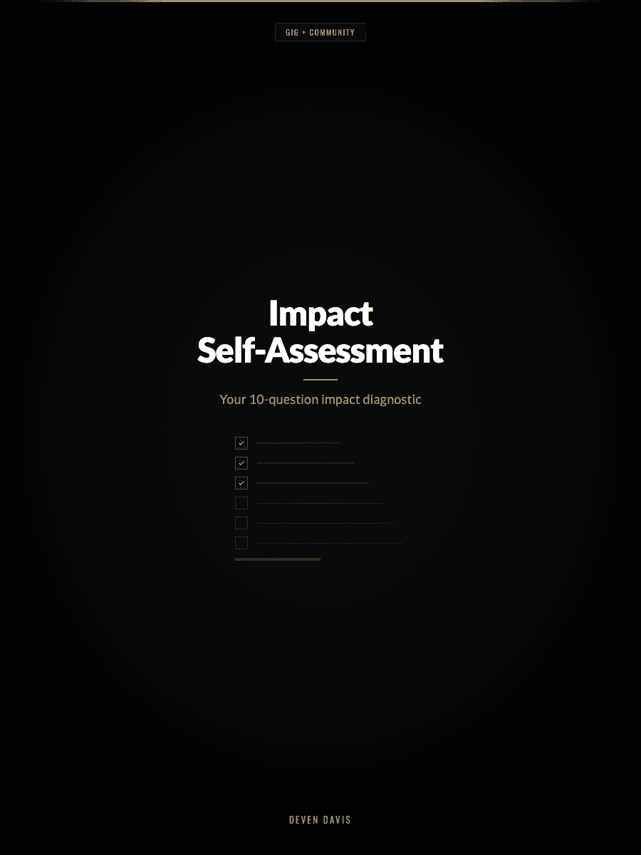 The Investability Score