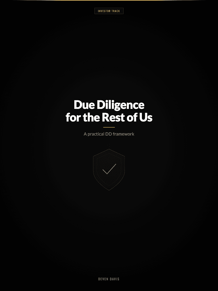 Due Diligence for the Rest of Us