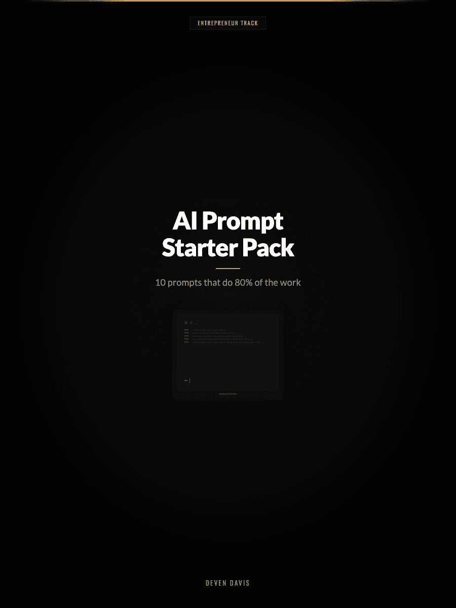 AI Prompt Starter Pack