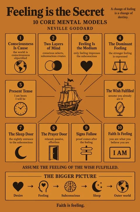 Feeling Is the Secret poster: Mental models