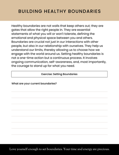 The Self-Love Workbook & Journal