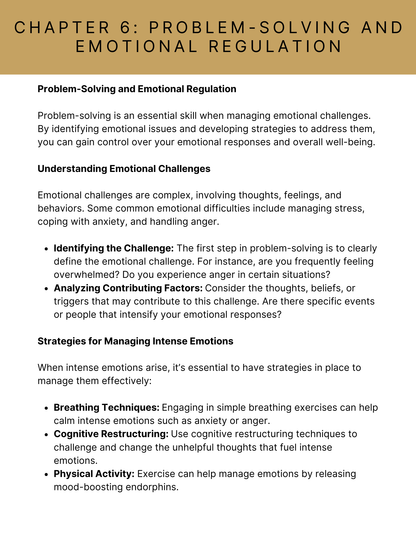 The Emotional Regulation E-Book