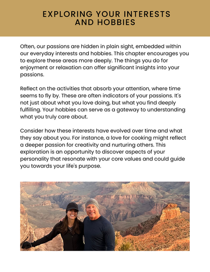 The Find Your Passion Workbook & Journal