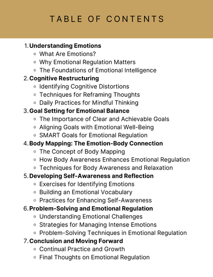 The Emotional Regulation E-Book