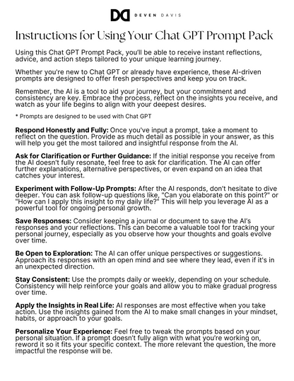 The Emotional Regulation ChatGPT Prompts