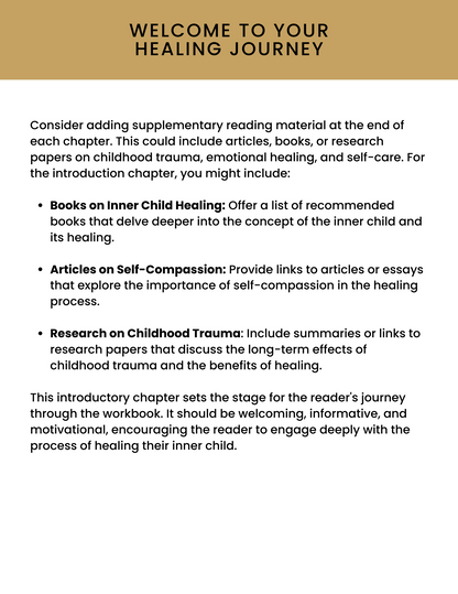 The Healing Your Inner Child Workbook