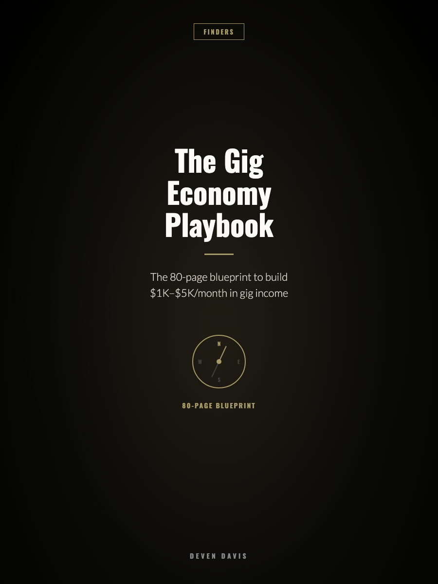 The Gig Economy Playbook