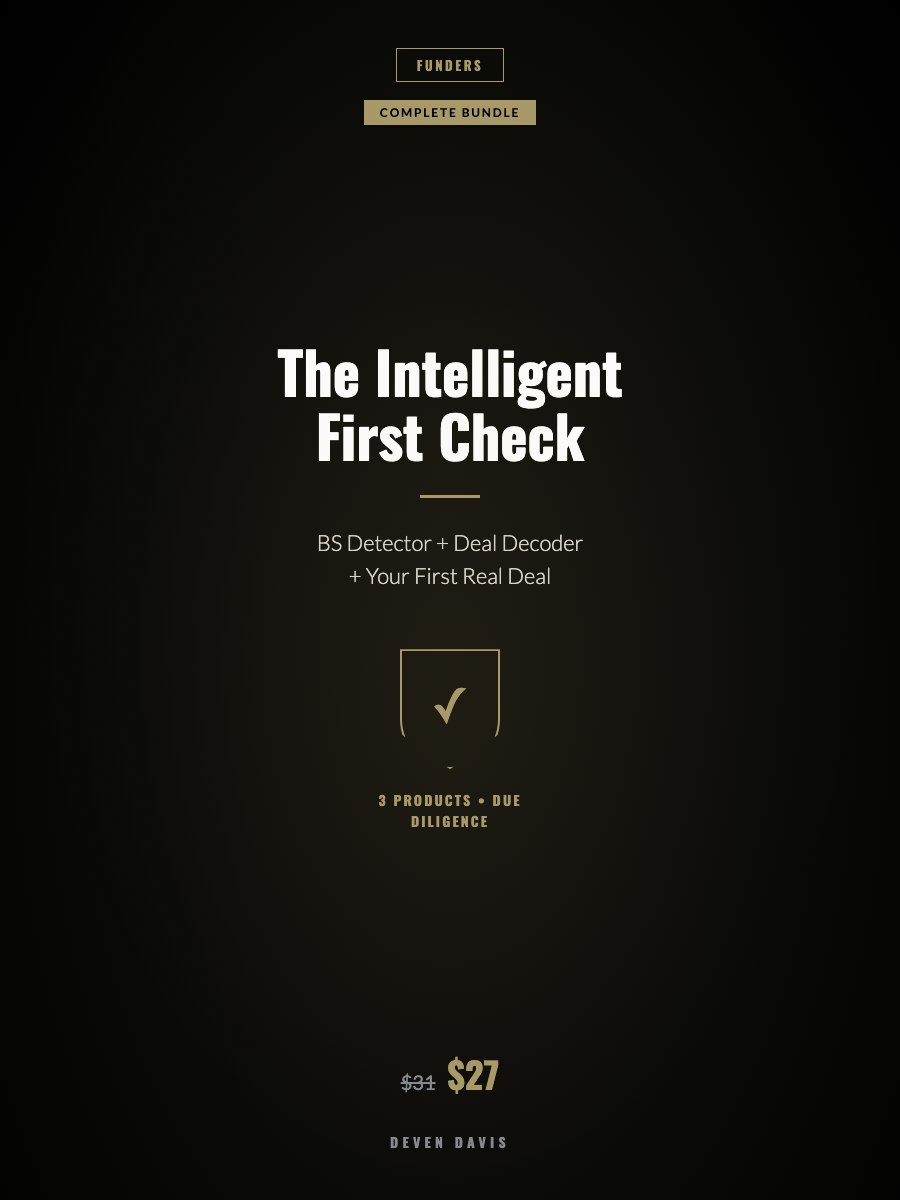 The Intelligent First Check