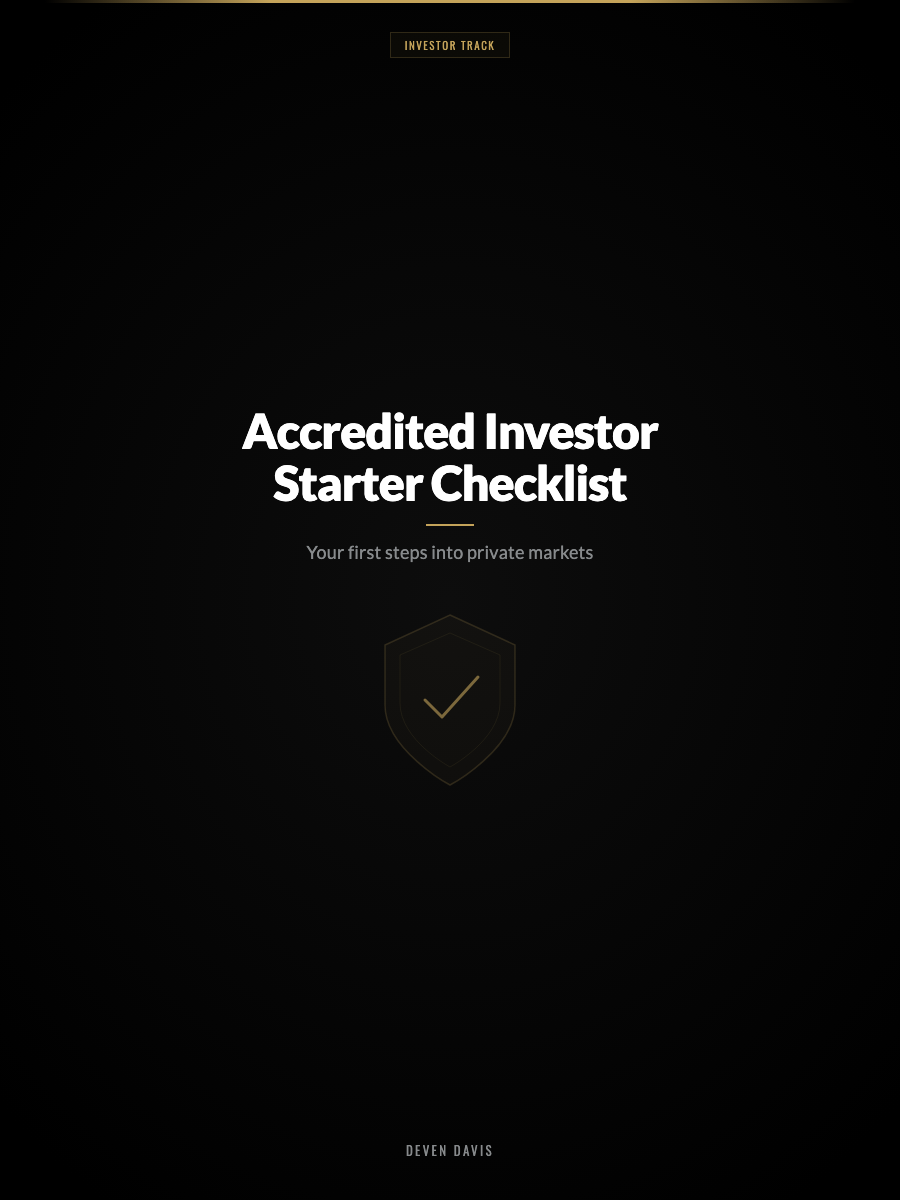 Your First Smart Check